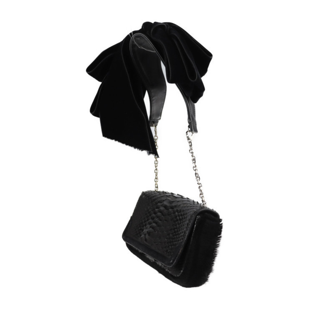 Christian Louboutin Shoulder Bag Python Leather B… - image 2